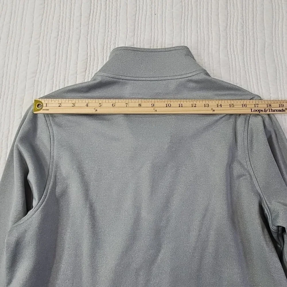 Under Armour Coldgear Loose Men's Size M 1/4 Zip Pullover Grey Activewear EUC LN